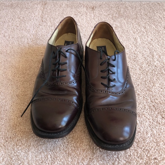 💜 Bostonian Brown Leather Dress Shoes sz 11.5 - Picture 2 of 8